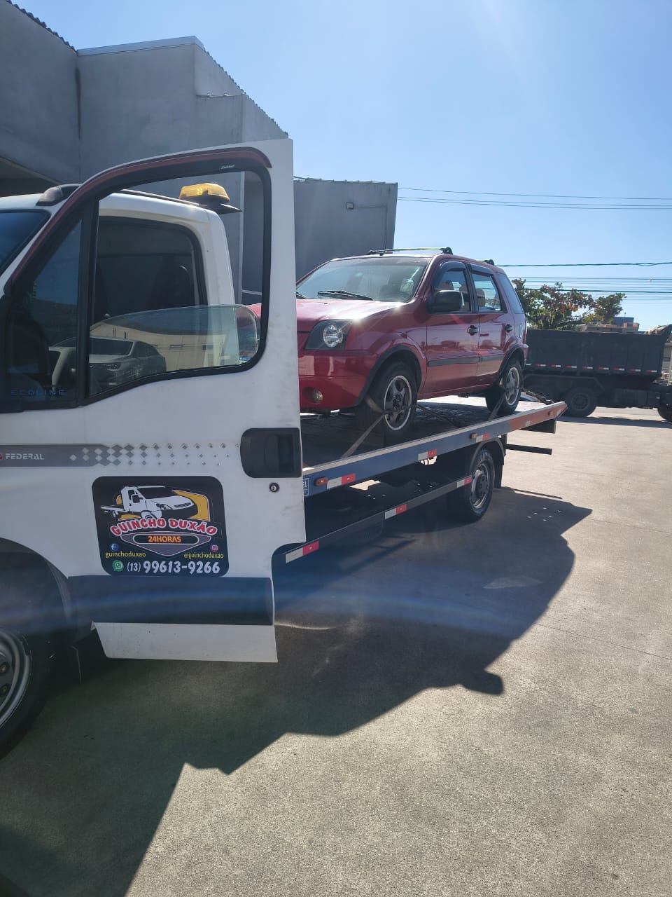 Guincho Duxão pronto para atendimento